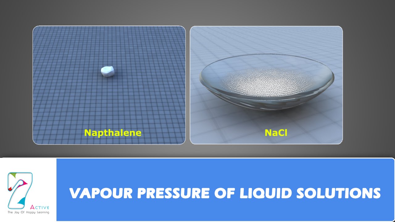 VAPOUR PRESSURE OF LIQUID SOLUTIONS