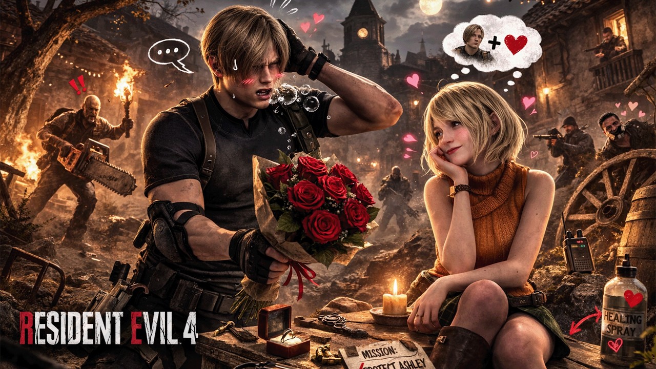 I THINK I LOVE ASHLEY ~  RESIDENT EVIL 4 REMAKE