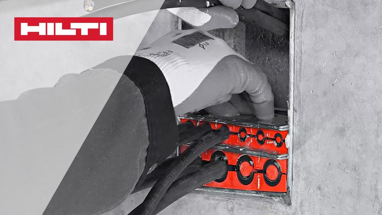 HOW TO install Hilti CFS-T SB and CFS-T SS cable transit systems