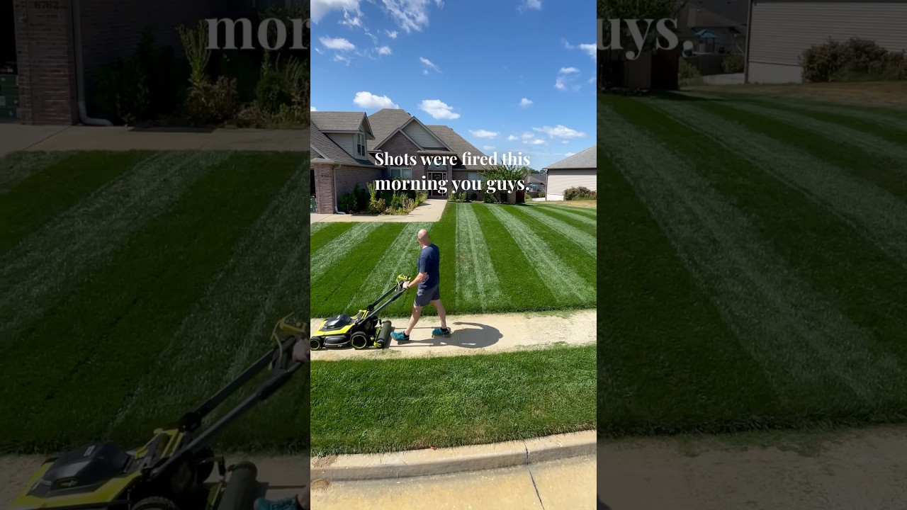 I&rsquo;m just one man with a passion for lawn stripes. #diylawncare #hoa #alljokes