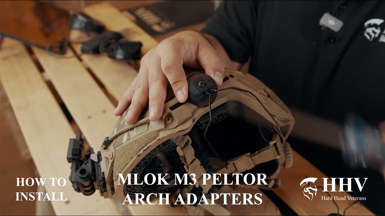 How To Install: MLOK M3 Peltor Arch Adapters