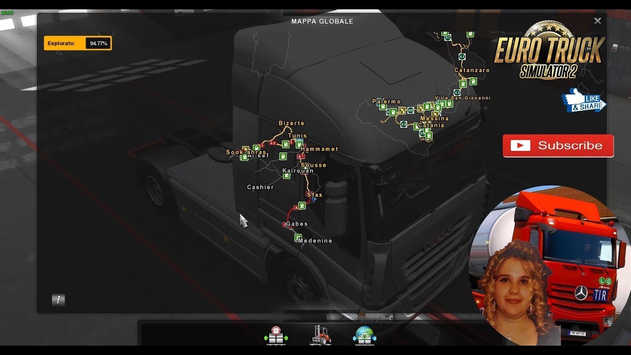 Euro Truck Simulator 2 (1.31) Afro Map v1.2 + DLC's & Mods