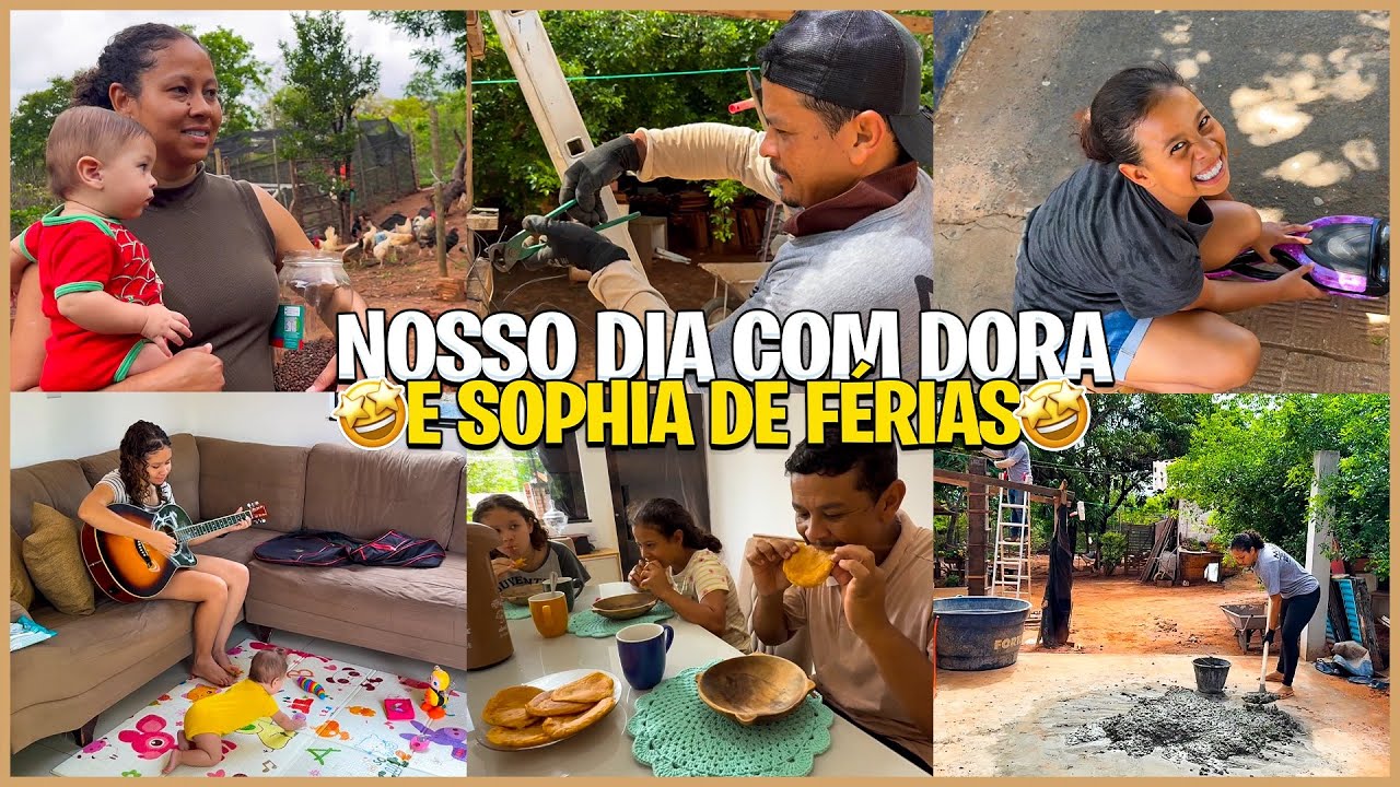 A CHUVA VEIO E CHEGOU O DIA MAIS ESPERADO NA ROCINHA…AS MENINAS APROVEITANDO OS PRESENTES🥹