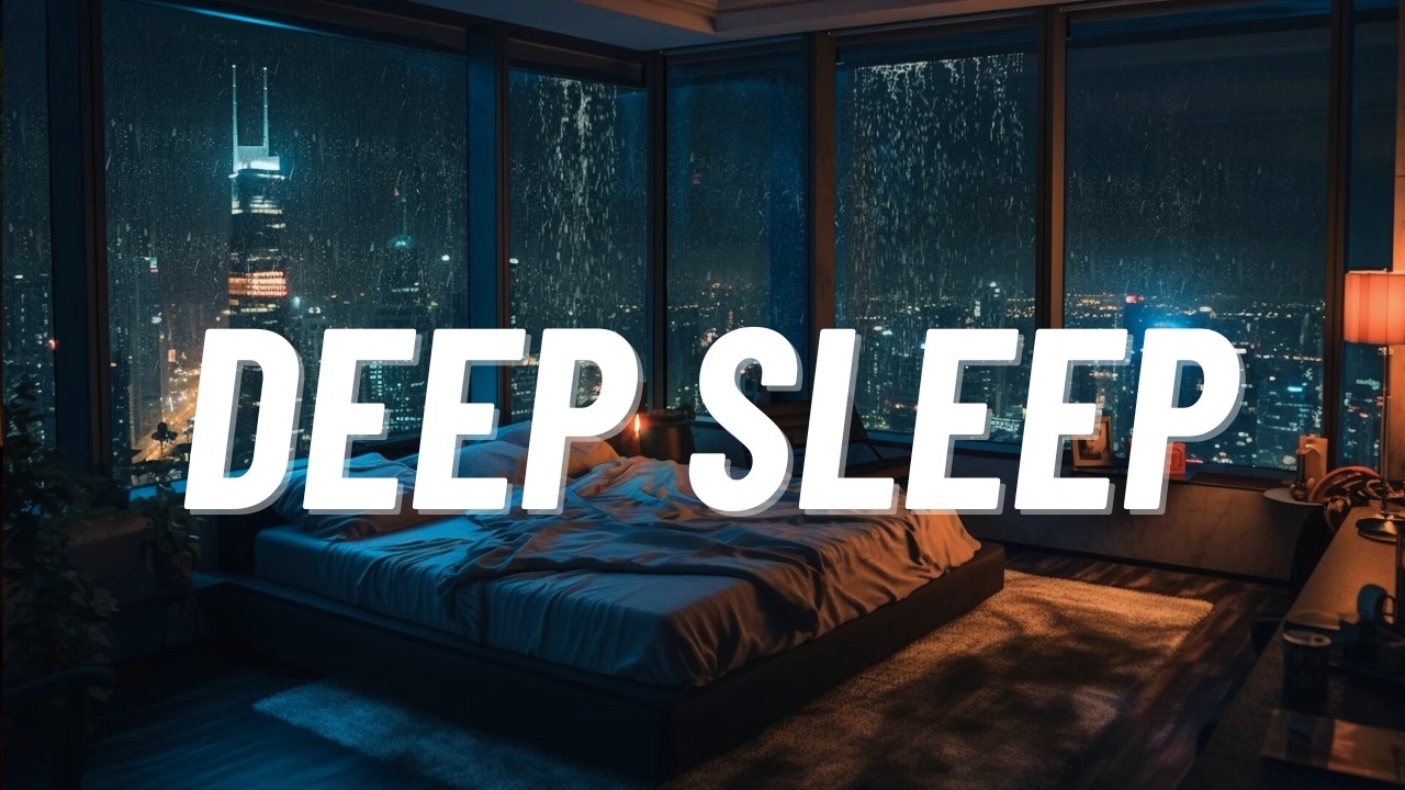Sleep Fast Tonight | High-Rise Rain Ambience & Calm Music