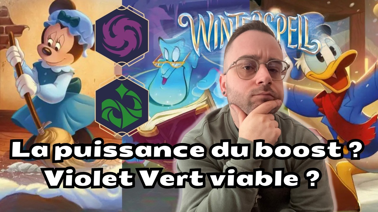 Le Deck Vert Violet Boost du chapitre 11 de Lorcana ! 