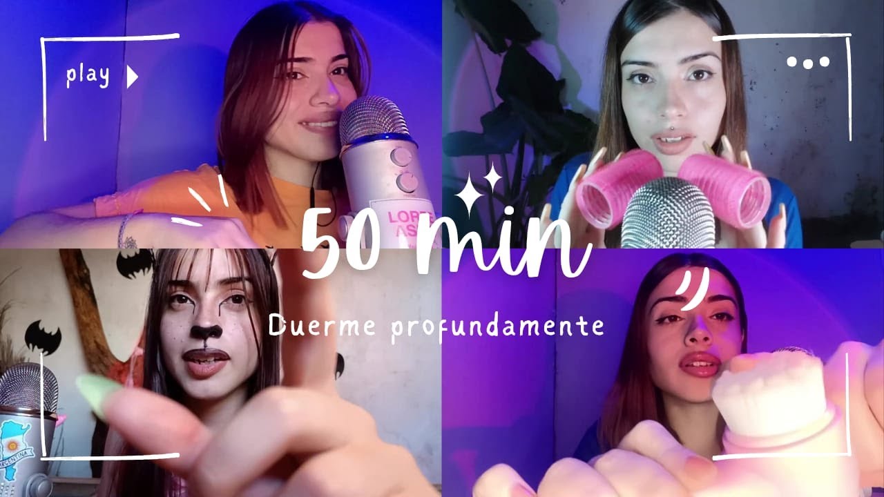 Asmr DUERME profundamente con ROLEPLAYS en 50 MINUTOS | ASMR en Español