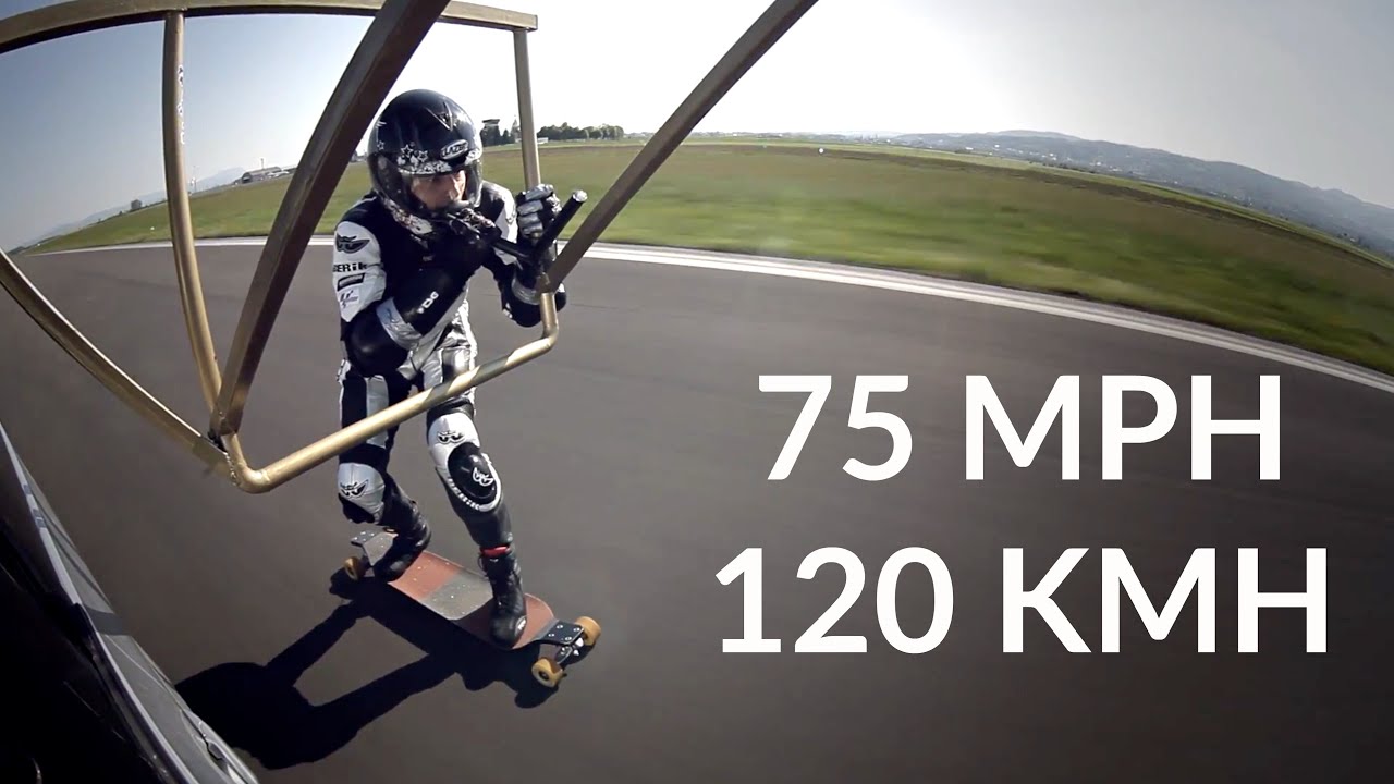 75 MPH SPEED and 7 CRAZY Skate Tricks