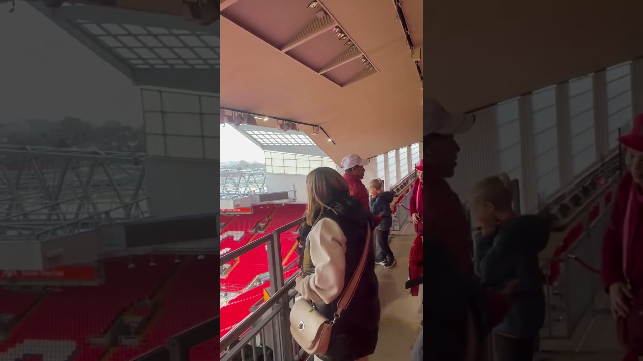 View from the top stand at Anfield 🔴⚽️ #Anfield #LiverpoolFC #StadiumView #YNWA
