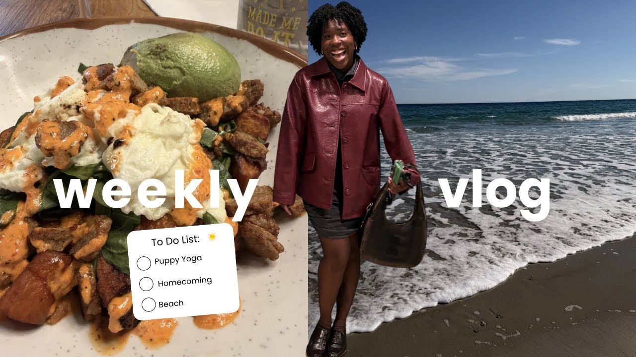 realistic visual diaries | a vlog where little joys is homecoming and puppies yoga
