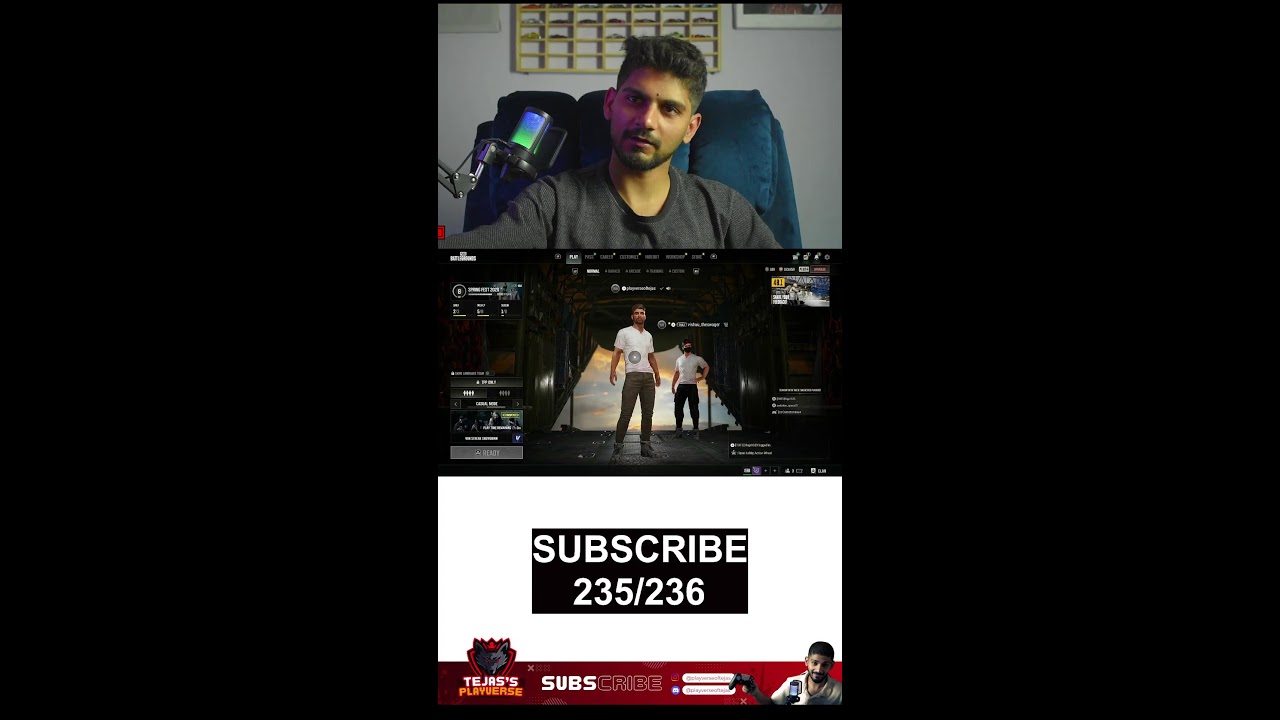 PUBG BATTLE GROUNDS LIVE GAMEPLAY & FUN  | Tejas' Playverse | PS5 GAMEPLAY | LIVE #63 #GAMING