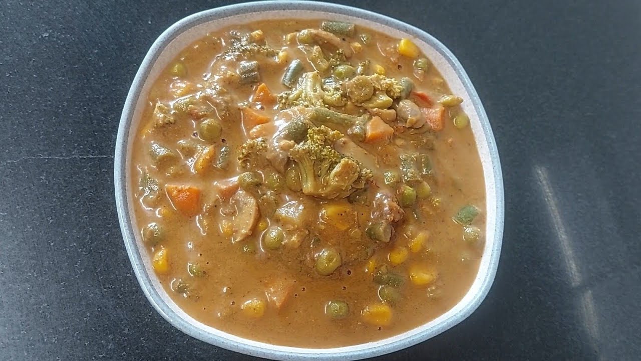 Sweet and Spicy Vegetable Curry  | Easy, Tasty, and Healthy Side Dish Recipe 