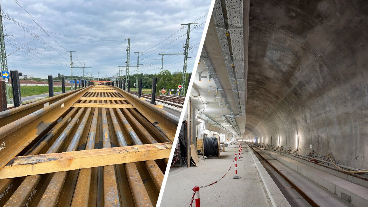 Stuttgart 21: 10.000 Meter Schienen für den Flughafenbahnhof