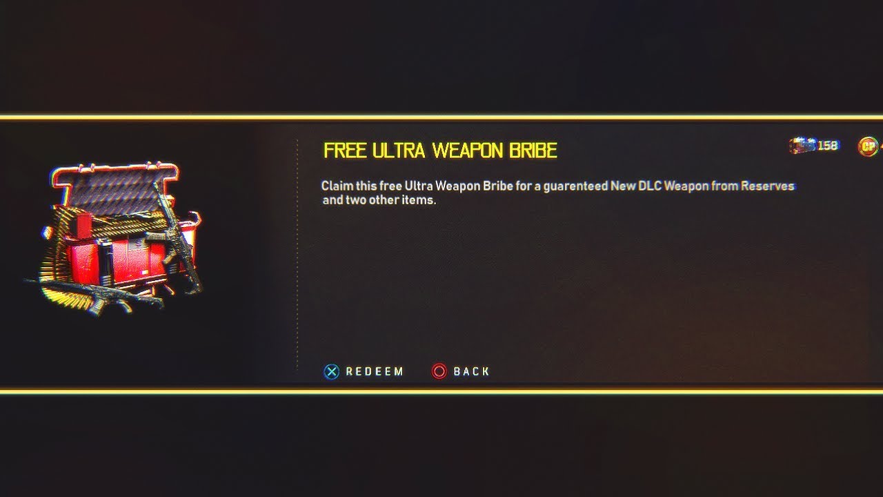 the NEW FREE DLC WEAPONS update.. 😱 (ultra weapon bribe)