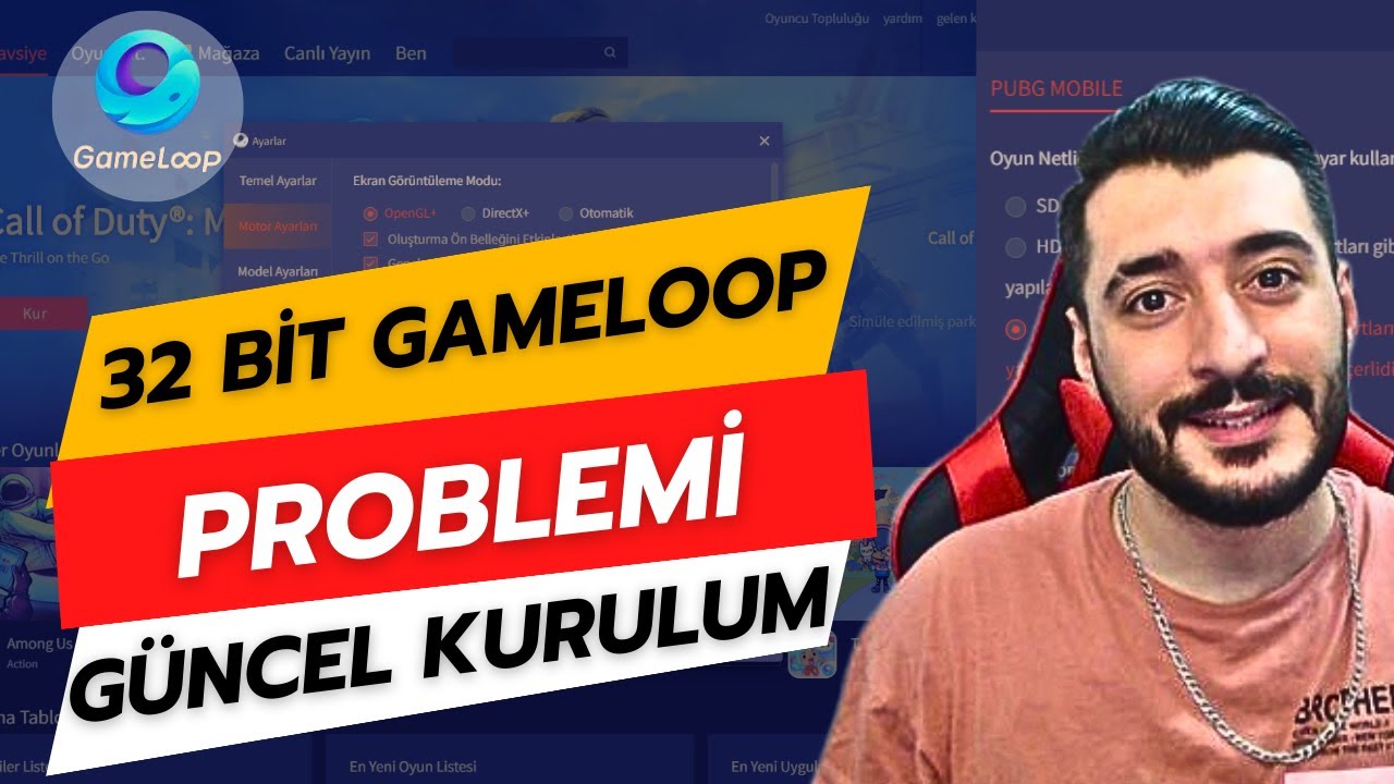 32 BİT GAMELOOP PROBLEMİ %100 &Ccedil;&Ouml;Z&Uuml;M&Uuml; ! 64 BİT G&Uuml;NCEL KURULUM  ! Pubg Mobile