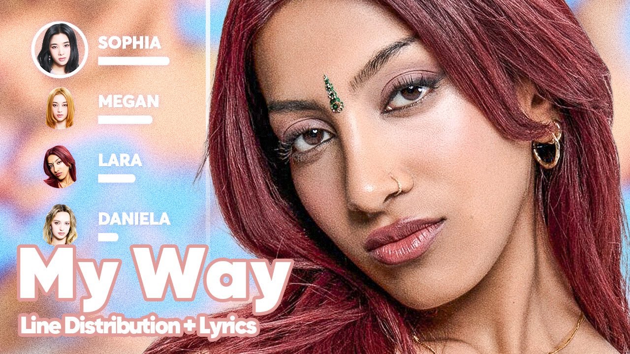KATSEYE - My Way (Line Distribution + Lyrics Karaoke) PATREON REQUESTED