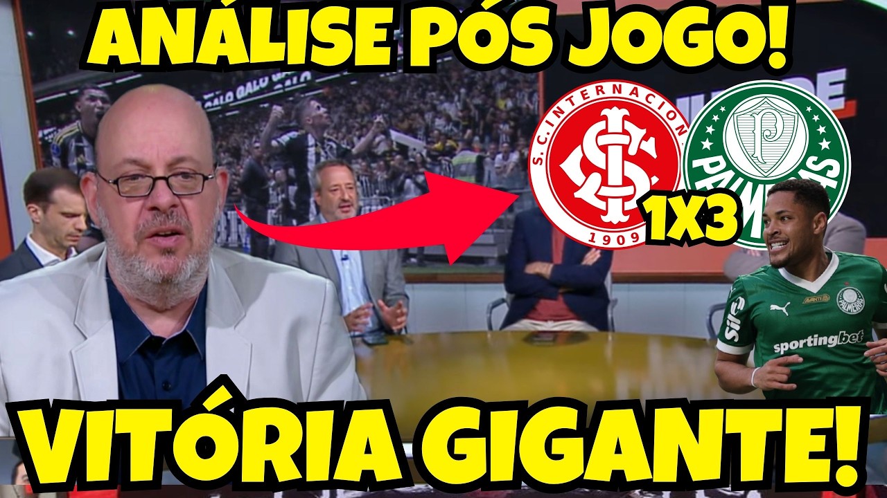🙄OLHA OQUE ELES FALARAM ANÁLISE LINHA DE PASSE - INTERNACIONAL 1X3 PALMEIRAS - NOTICIAS DO PALMEIRAS