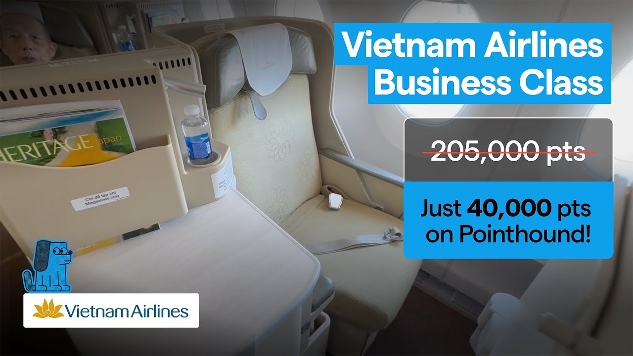 Vietnam Airlines Business Class! 787 | Osaka to Hanoi (KIX 🛫 HAN)