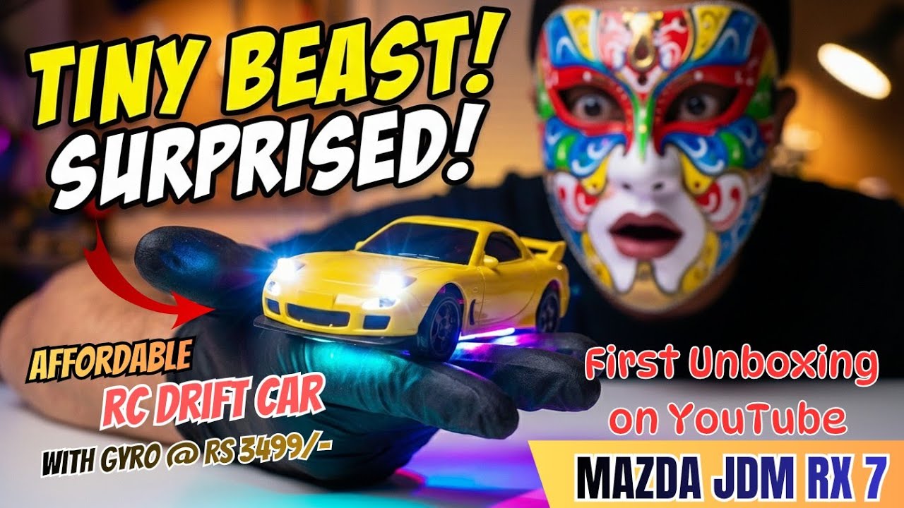 Sorry Jiabaile.. This is Just Better & Affordable 1/43 Whoosh Rc Drift Car With Gyro and Neon Led🚗💨