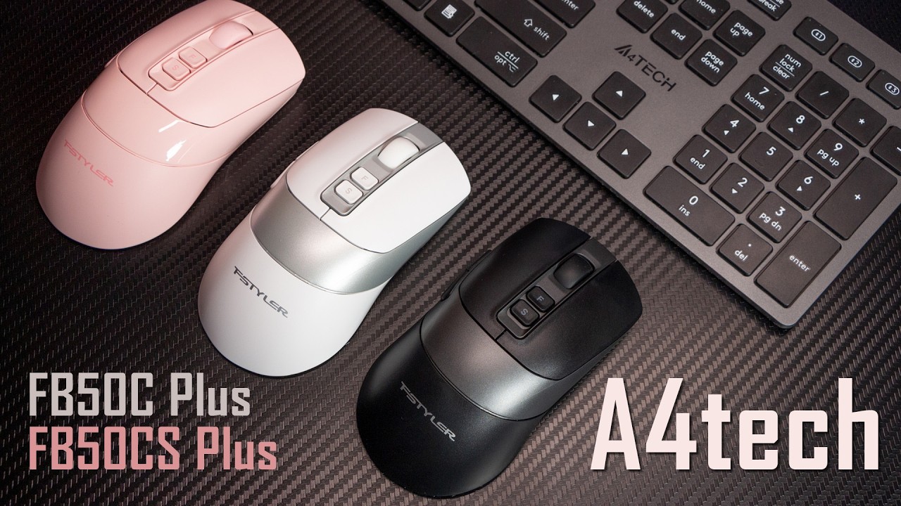A4Tech FB50C Plus та FB50CS Plus з серії Fstyler - Бездротові миші 🖱️ для широкої аудиторії