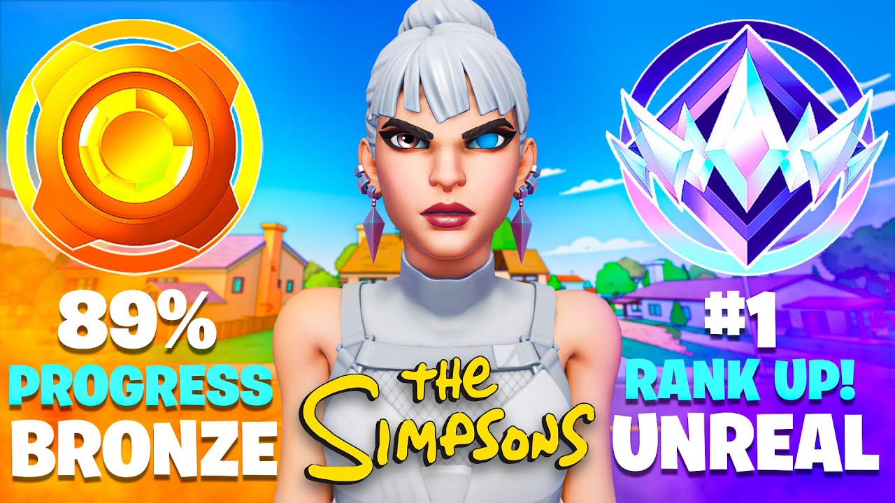 Unranked to UNREAL Duo Ranked Speedrun But Everything is The Simpsons...