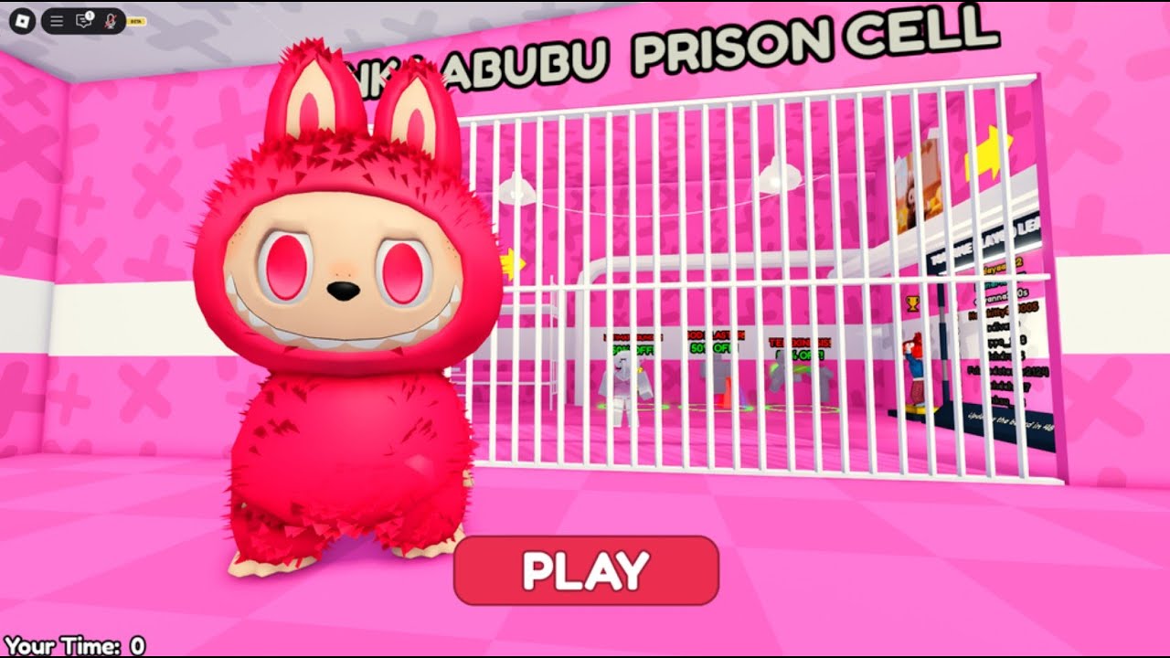 Roblox Labubu&rsquo;s Prison Run &ndash; 25-Stage Escape Obby! 🐻🔓