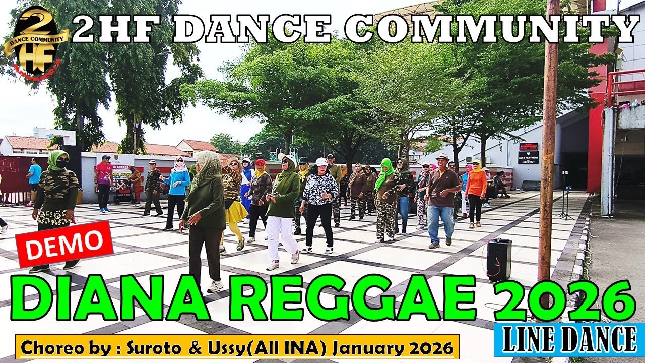 #DEMO #DIANA #REGGAE #2026 #linedance | #2HF #Dance #Community #auroramusic #reggae #koesplus #viral