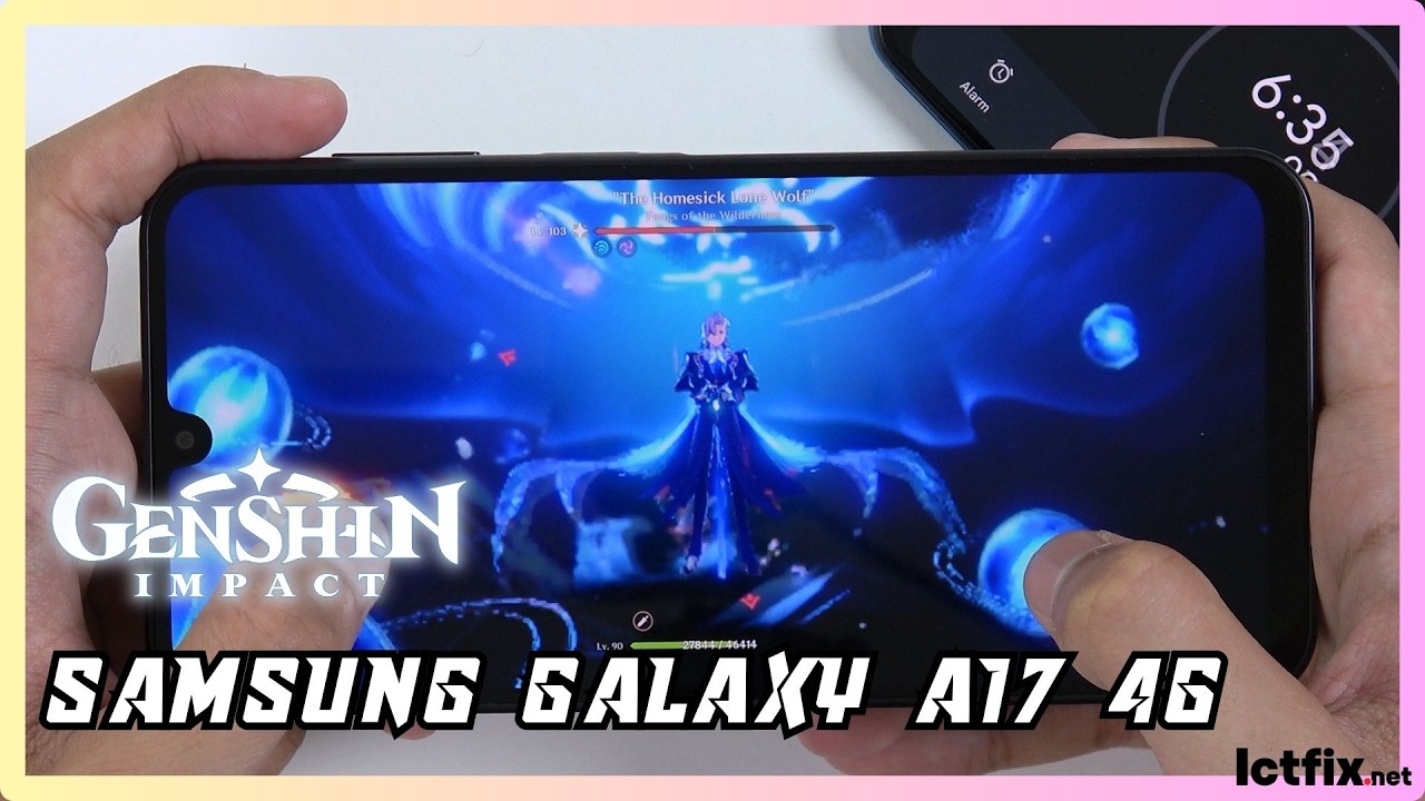 Samsung Galaxy A17 4G Genshin Impact Gaming Test | Helio G99 | 90Hz Gameplay 🌍
