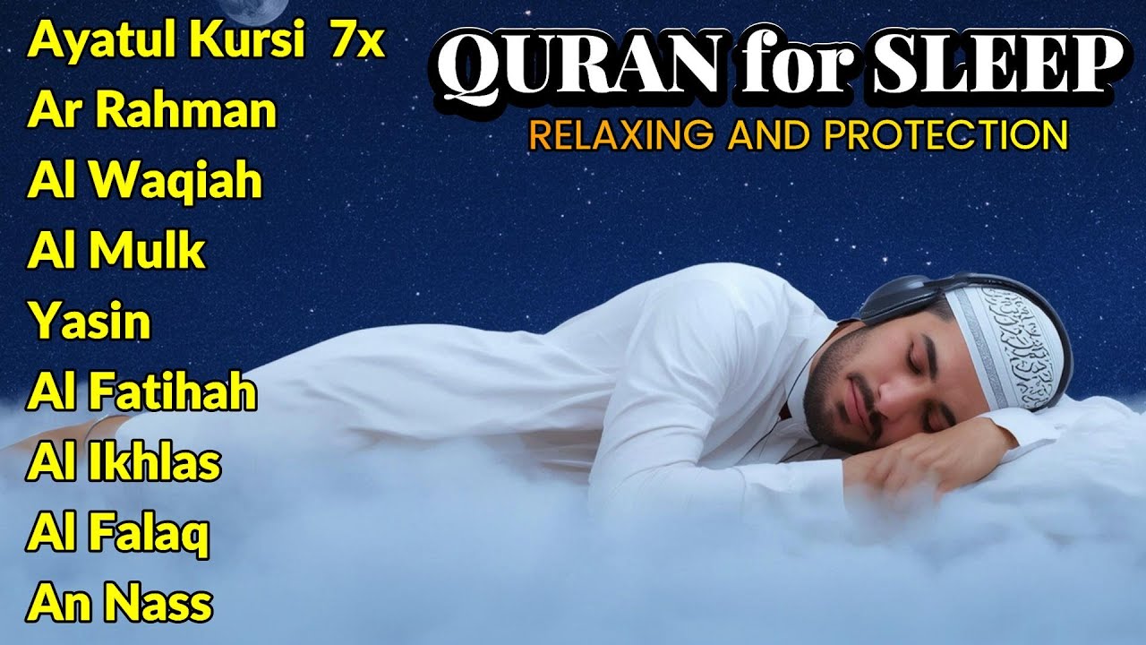 Powerful Quran Recitation for Night | Ayatul Kursi, Yasin, Alkahfi, AlWaqiah, Al Mulk by Alaa Aqel