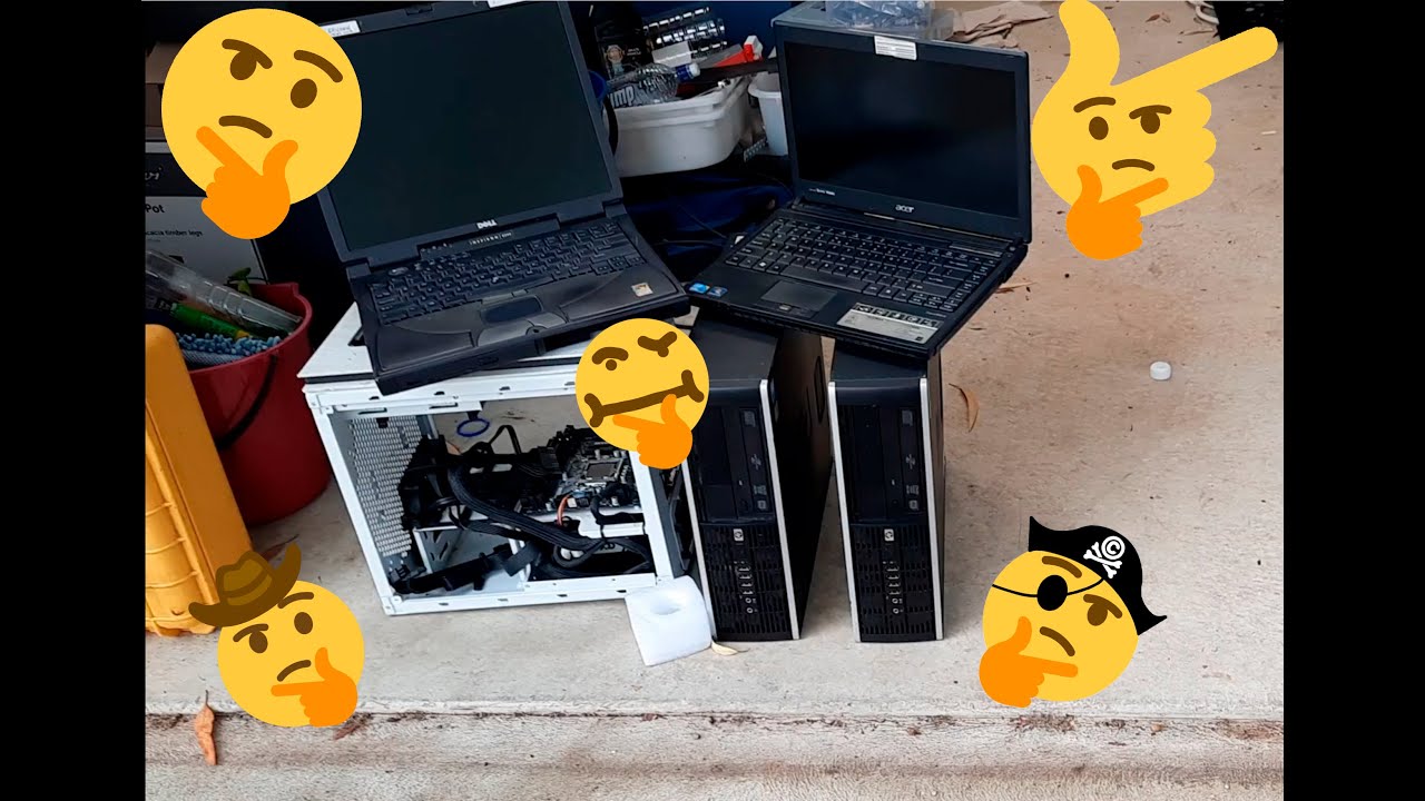 e-Waste Finds 22/12/2022 : Recovering a few rigs to check out