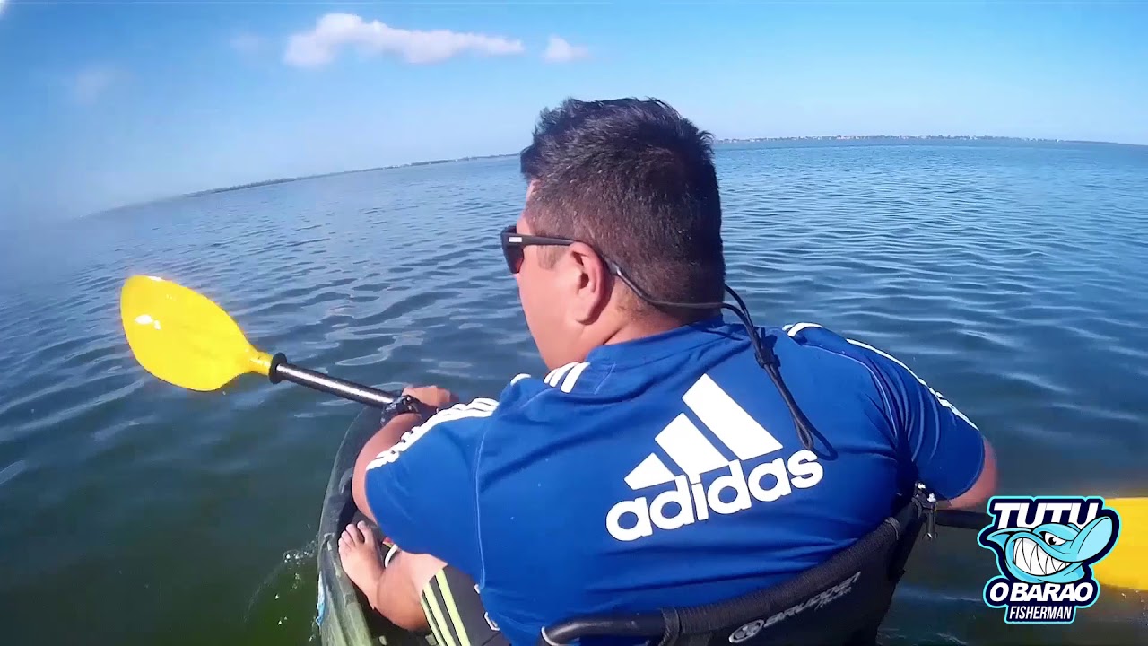 remando com hunter285 na lagoa de araruama