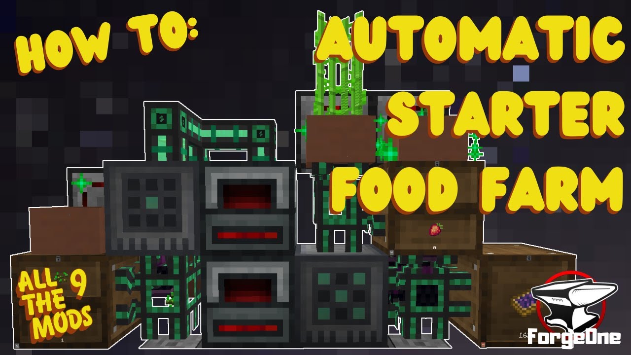 Automatic Starter Food Farm - All The Mods 9