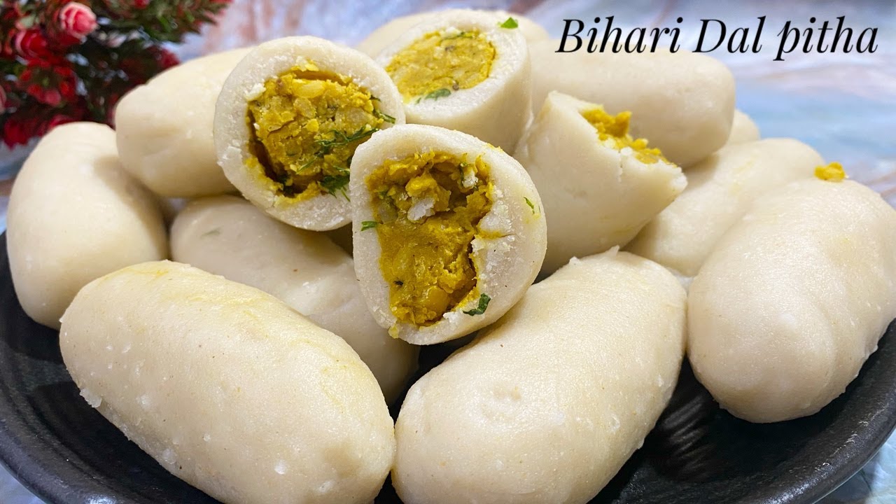 Bihari dal pitha recipe | chana dal pitha | pitha recipe | steamed Namkeen pitha | chawal ka pitha