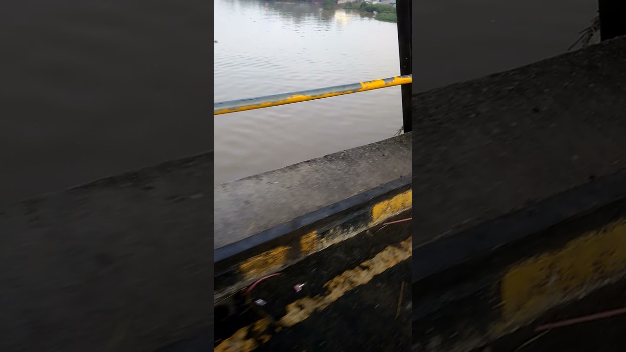 Inhil.Jembatan Getek Sungai luar.