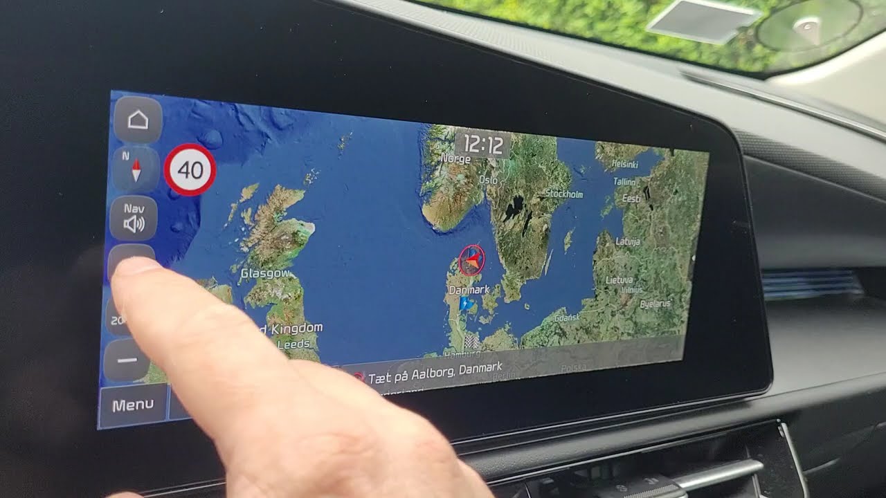 Ruteplanlægning i KIA Niro EV