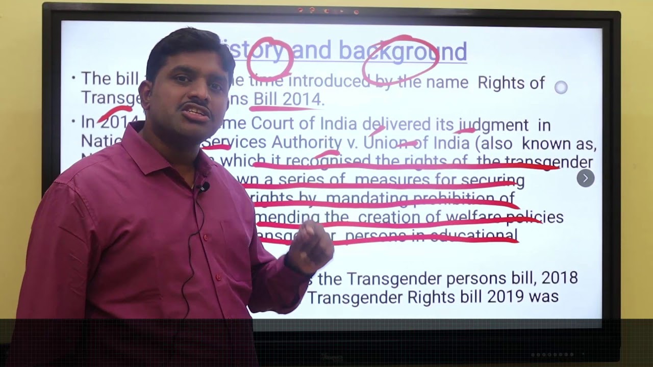 Transgenders Persons Rights bill 2019