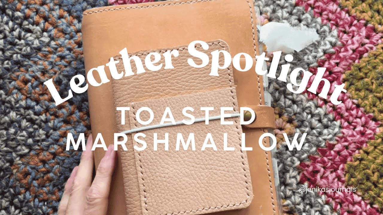 Leather Chit Chat...Toasted Marshmallow 