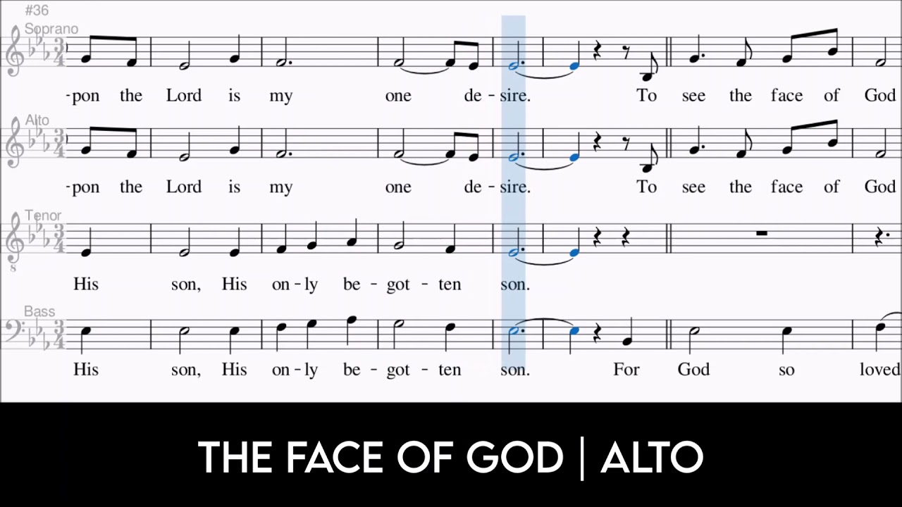 The Face of God | Alto