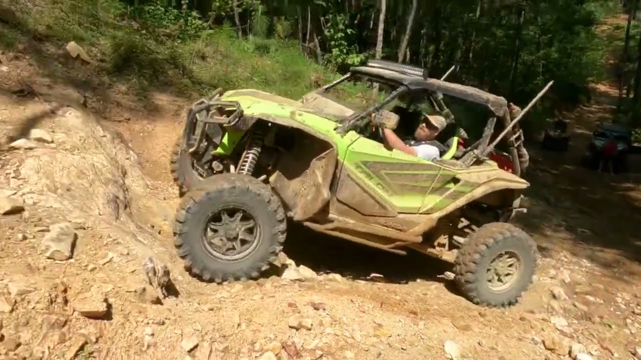 Honda Talons at Carolina Adventure World in Aug - Mud, creeks, hills, rock climbs, woods crawling