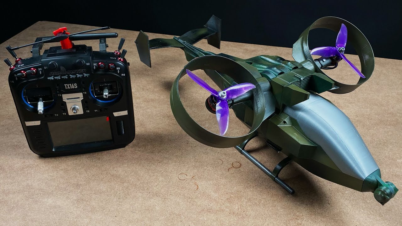 Как сделать Аватар Скорпион Радиоуправляемый вертолет - 3D-печатный радиоуправляемый вертолет