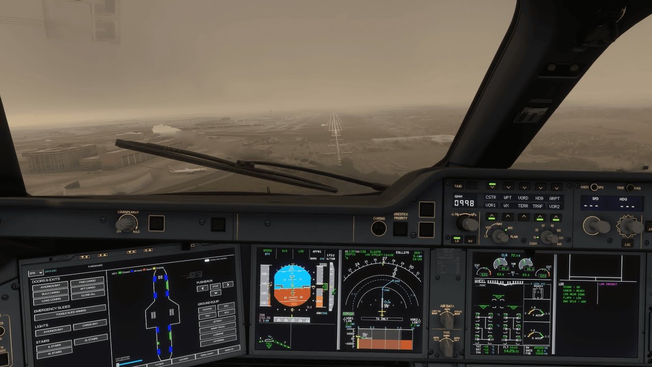 Landing in London EGLL from Los Angeles KLAX | Airbus A350-1000 | British Airways | MSFS 2024