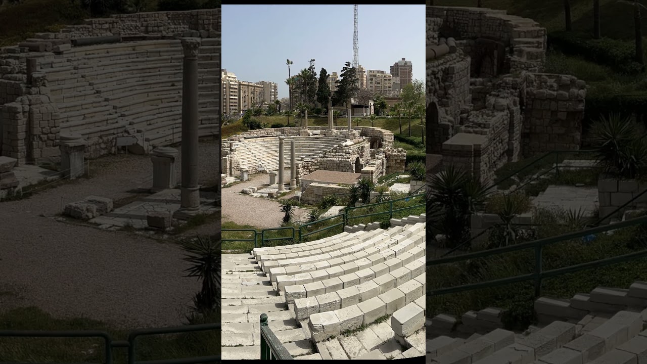 Alexandria 002 Ancient Roman Amphitheater