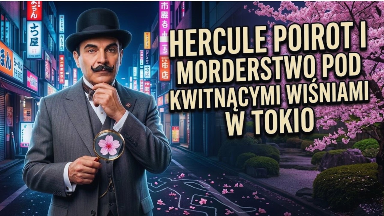Hercule Poirot i morderstwo pod kwitnącymi wiśniami w Tokio | Opowieść o Herkulesie Poirot