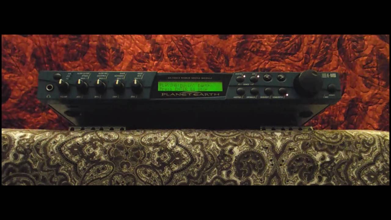 E-Mu Planet Earth Synthesizer Factory Demo Songs