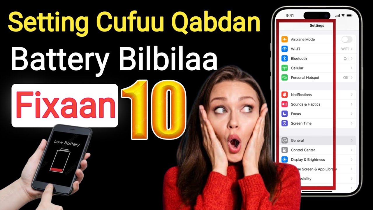Setting Bilbilaa 10 Kan Baatirii Bilbilaa Fixan OFF Godha |10 Battery Saver Settings |