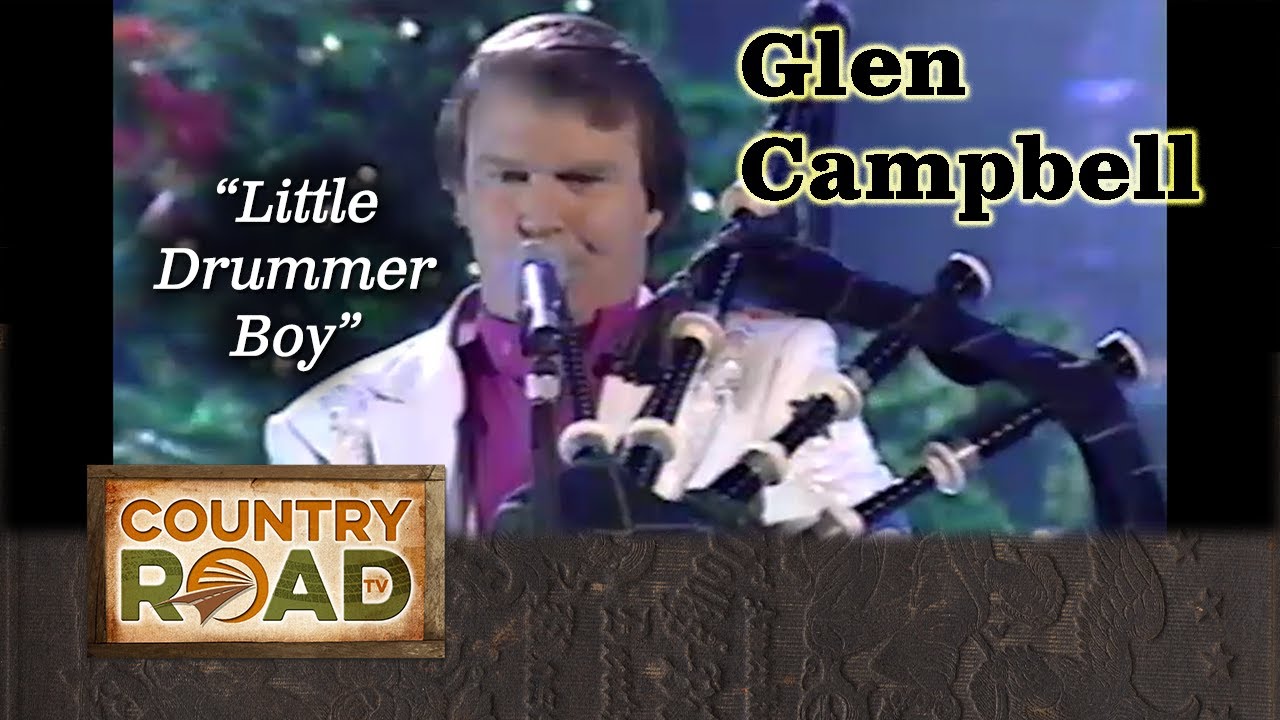 GLEN CAMPBELL plays the bagpipes 