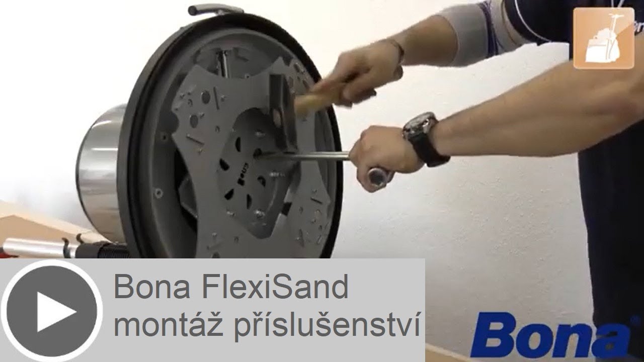 Bona FlexiSand - montáž příslušenství a výměna pneumatické pružiny