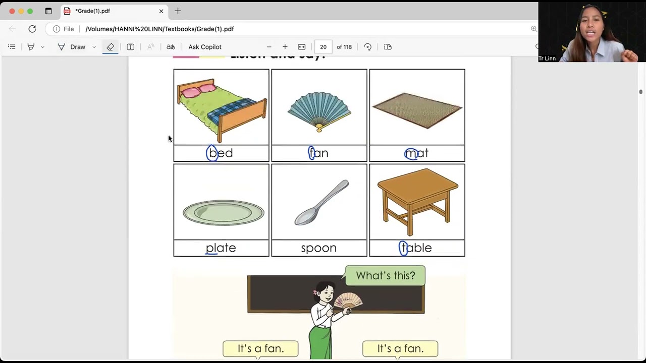 Grade(1) English Unit(2) Lesson(3)