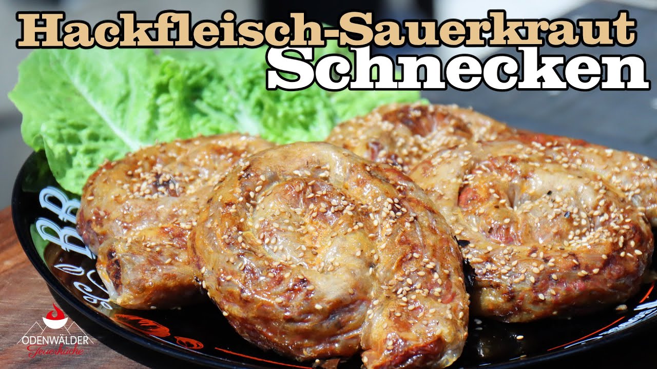 Hackfleisch-Sauerkraut-Schnecken - aus Reispapier?
