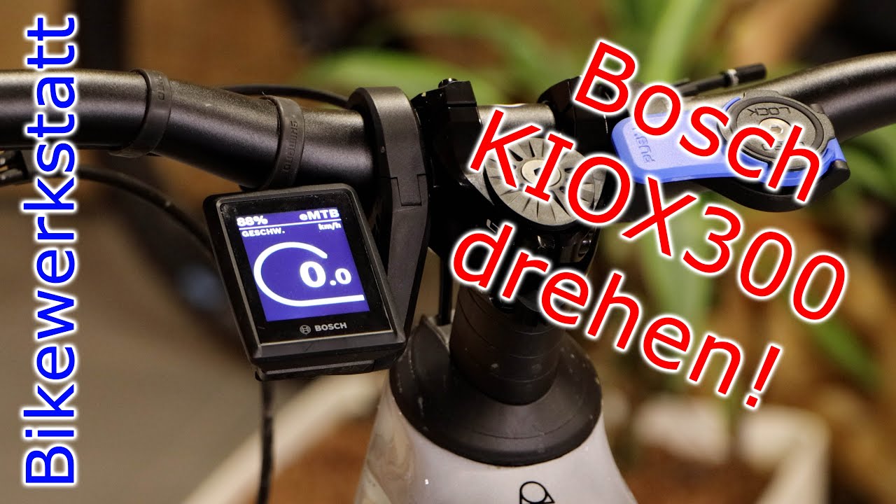 Bosch Kiox300 am eBike drehen!
