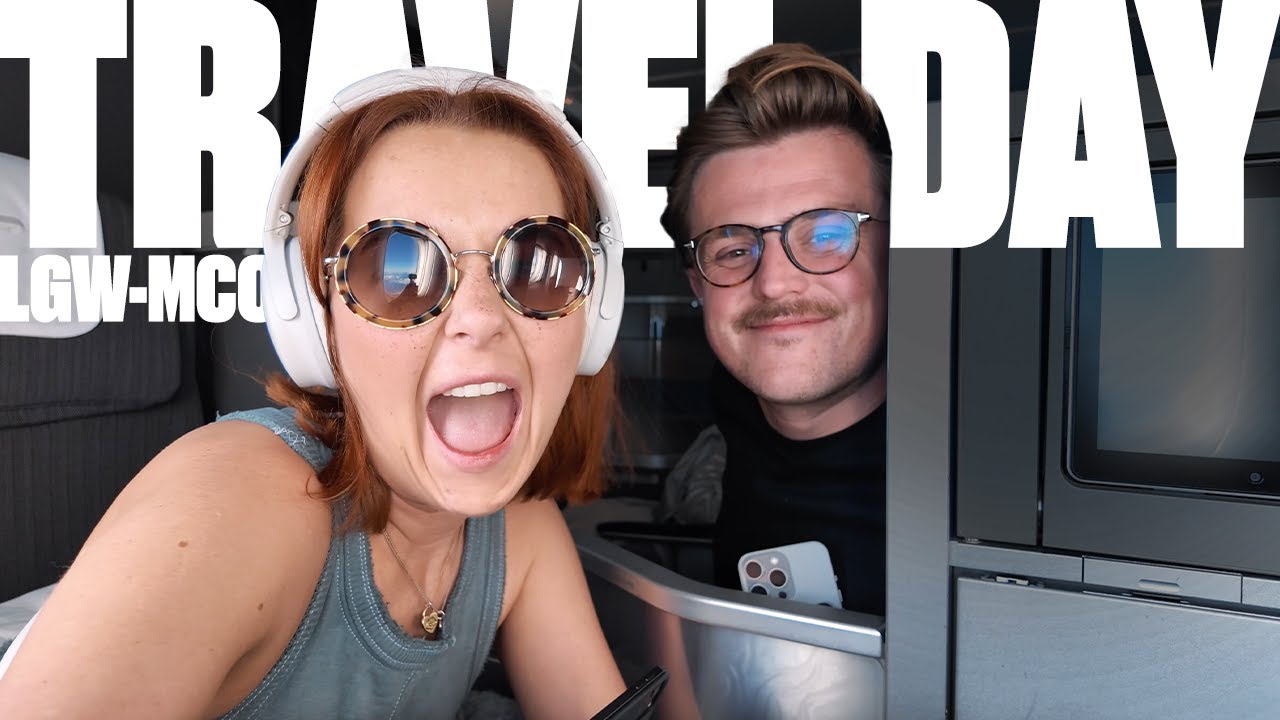 WALT DISNEY WORLD TRAVEL DAY ✈️✨| BA Business Class | LGW-MCO